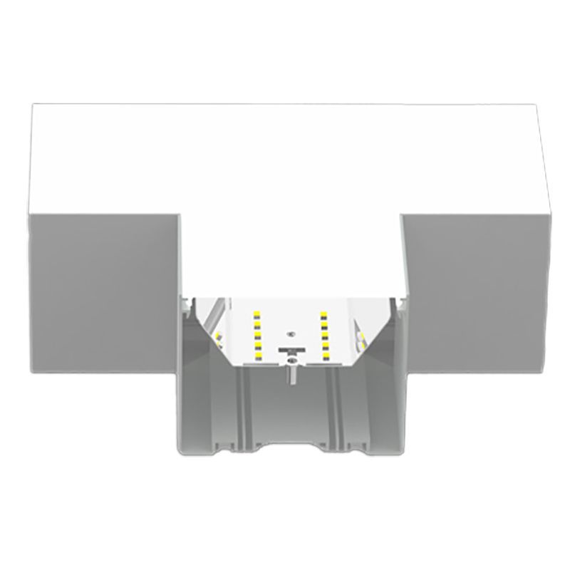 Westgate T, 3500K, SCX4-T-MCT4-T-35K, 4" LED T-Shape Superior Architectural Seamless Linear Light Corner Fixture - White