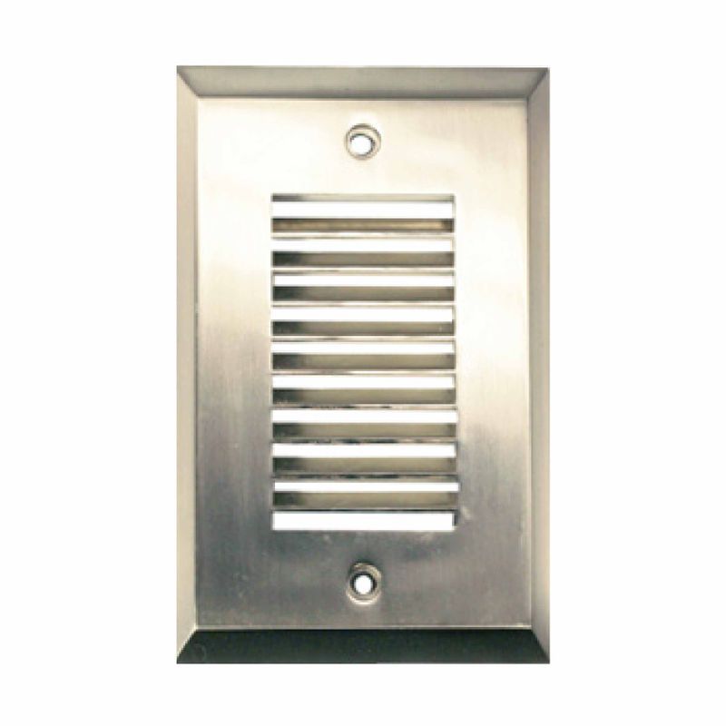 Westgate SLT-LV-BN Louver Vertical Single-Gang LED Step Light Engine - Brushed Nickel