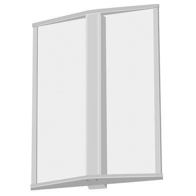 Westgate CWS-12-MCTP 12" Commercial/Waiting Room Indoor Wall Sconce and Suspended Light - White