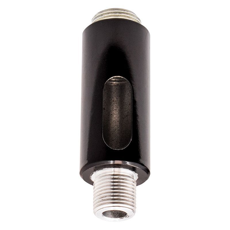 1/2" Stem Adapter With Cable Passage With 3/4" Bushing - Black