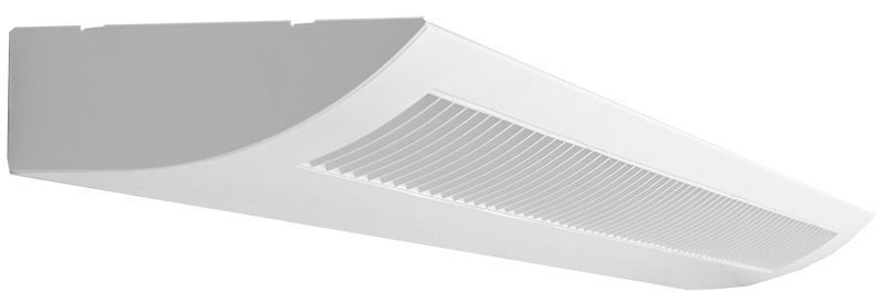  4' Decorative PerForated and Louver Wall Light 50w Direct Indirect 3CCT - White