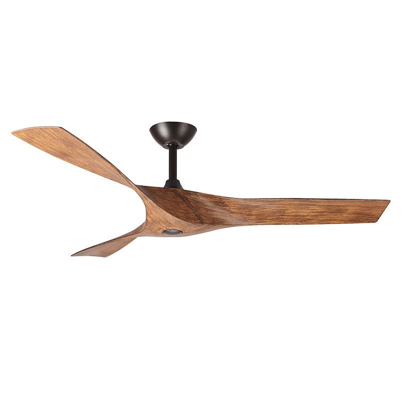 52" 3-Blade Ceiling Fan & Walnut - Bronze & Walnut