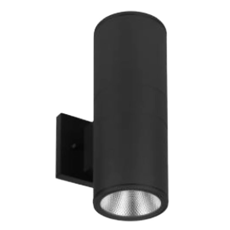 4" RGBW LED Outdoor Round Cylinder Light - Black
