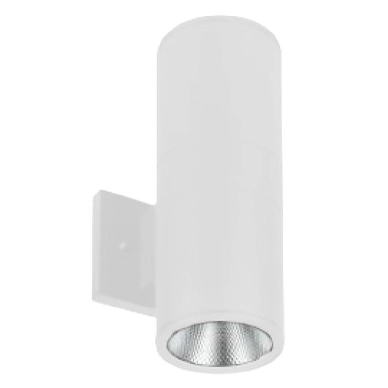 4" RGBW LED Outdoor Round Cylinder Light - White