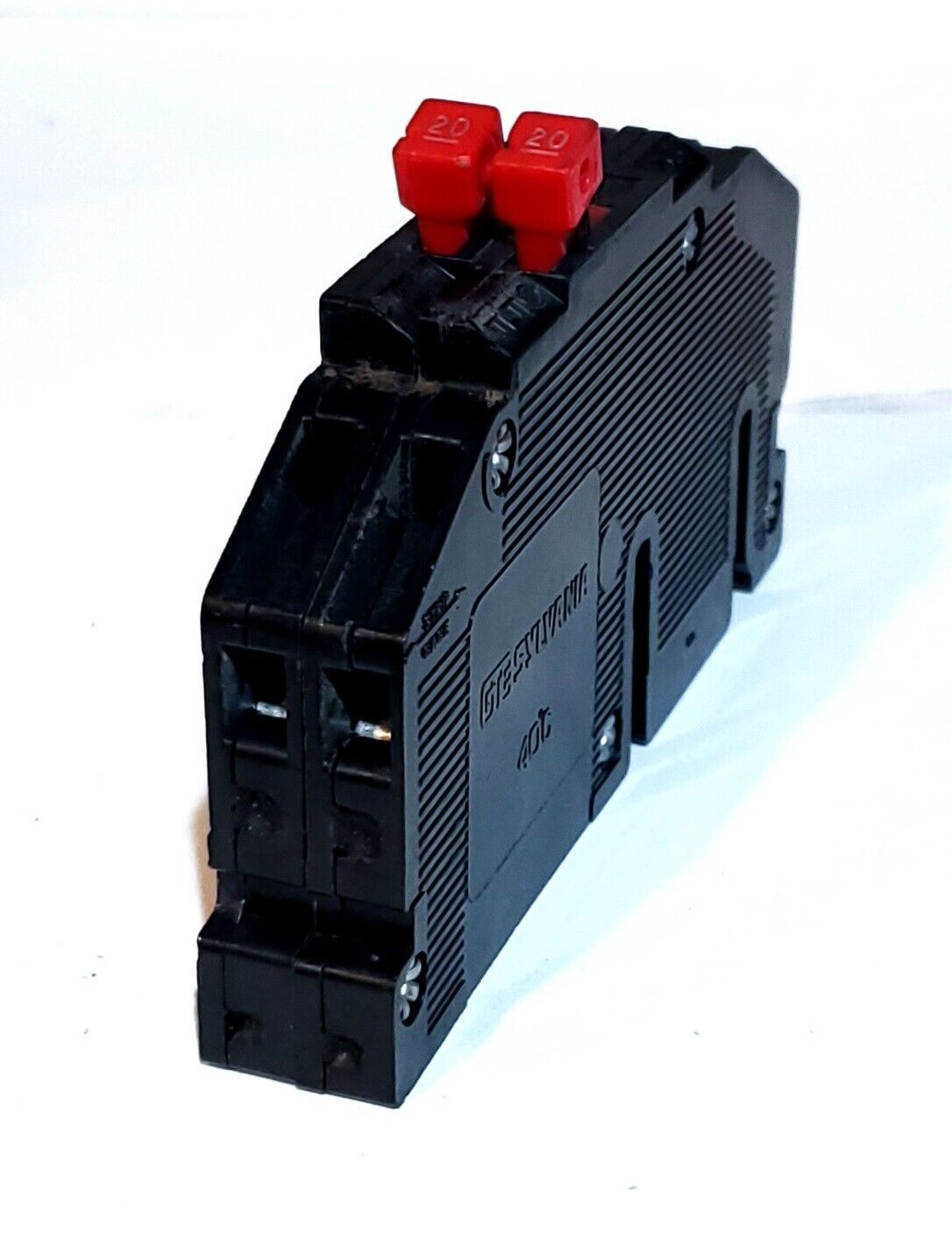 Zinsco RC38-20 2-Pole 20-Amp Circuit Breaker - Red Toggle