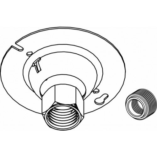 Orbit SCR-75 4" Round Swivel-Type Cover, 3/4" With 1/2" Right Bottom