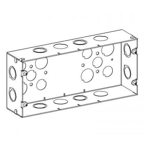 Orbit SDB-4 4-Gang 2-1/2" Deep Switch Box - Galvanized