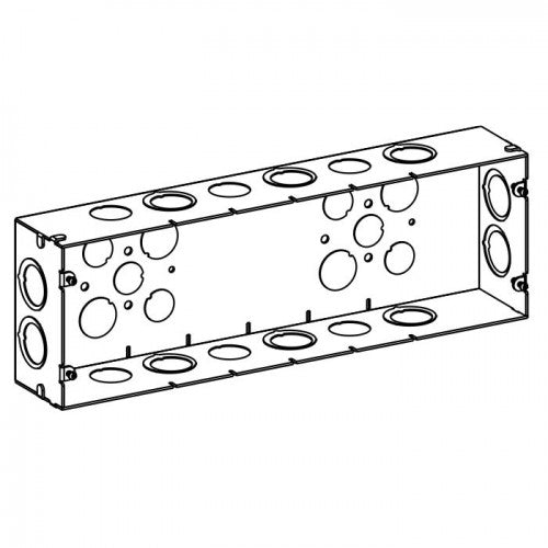 Orbit SDB-6 6-Gang 2-1/2" Deep Switch Box - Galvanized