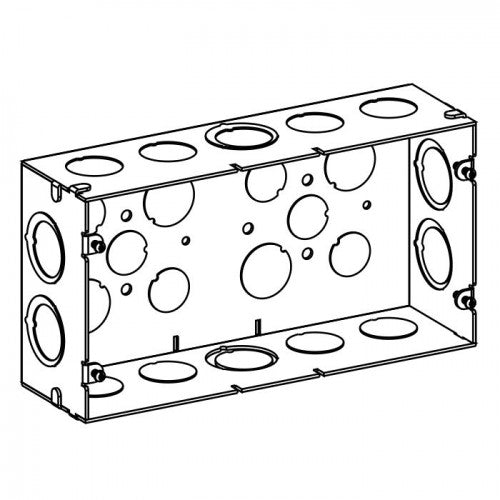 Orbit SDBL-3 3G Deep Switch Box With 3/4" & 1" KO - Galvanized