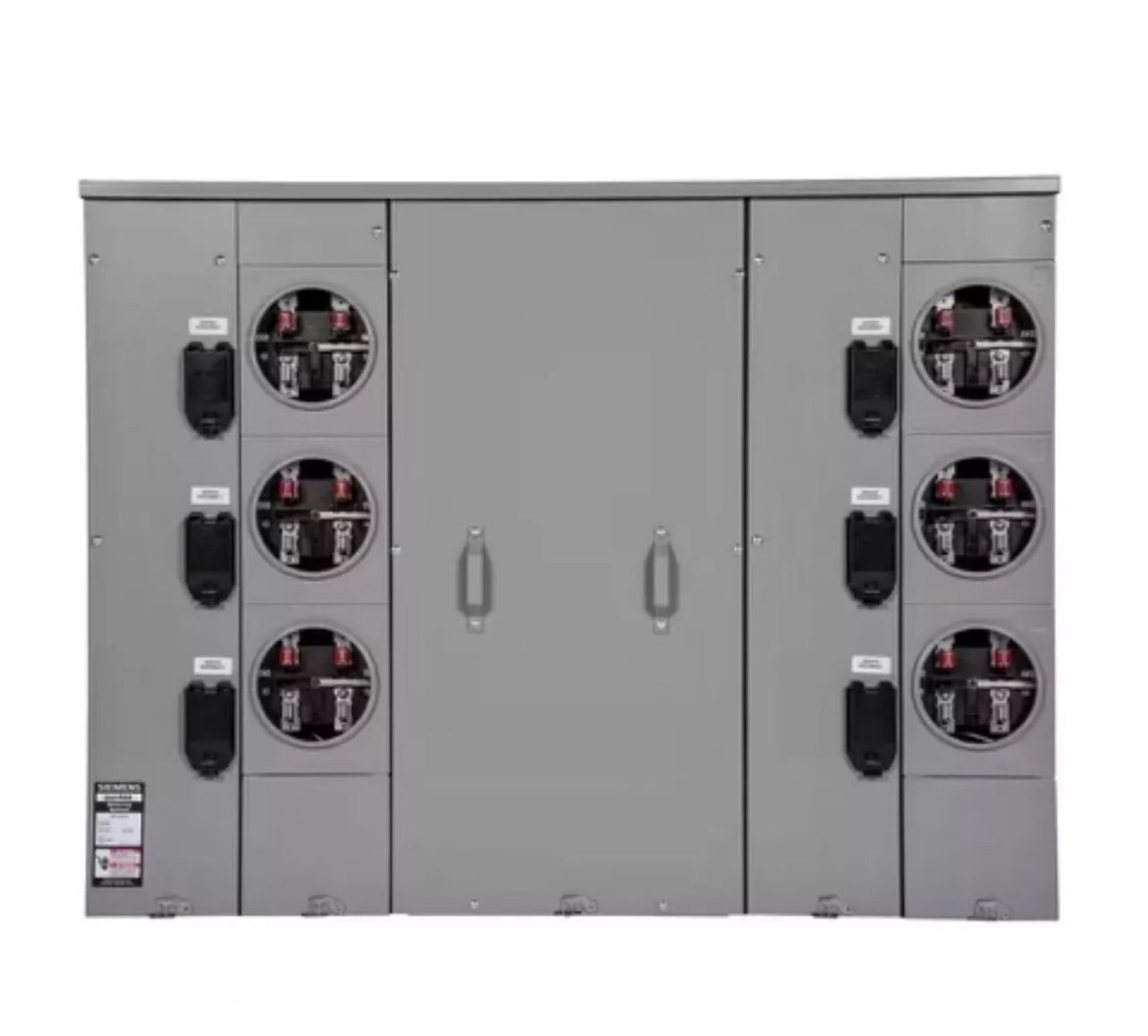 Siemens WEP6611 Uni - PAK 6 - Gang 600 - Amp EUSERC - Compliant Multi - Family Metering System - Sonic Electric