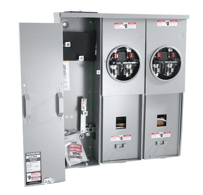 Siemens WEPK2211 200A 2 - Gang Ring - Type Metering System – NEC 2020 & EUSERC Compliant - Sonic Electric