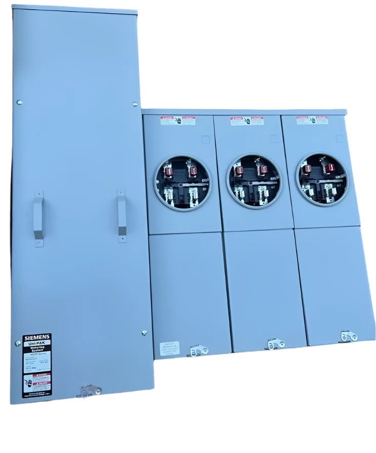 Siemens WEPK3311 Uni - PAK 300 - Amp 3 - Gang Ring Style EUSERC Multi - Family Metering - Sonic Electric