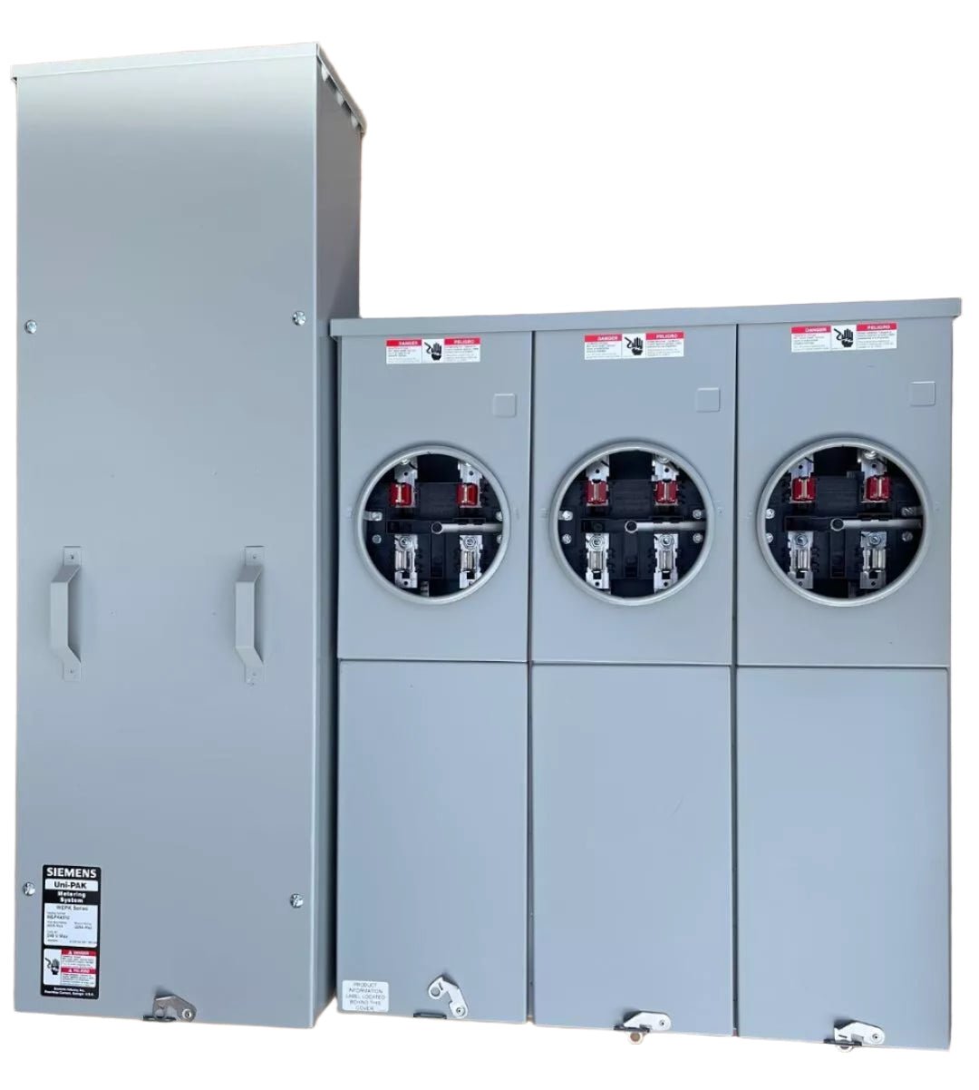 Siemens WEPK4312 PAK Metering 400 - Amp 3 - Gang 1 - Phase Meter Main Combo - Sonic Electric