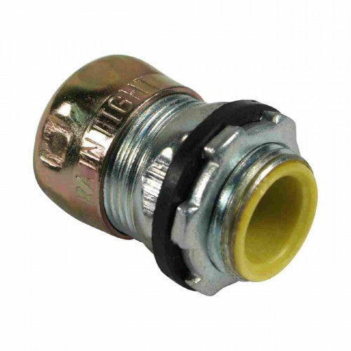 Orbit OF7608-SW EMT Compact Connector Insulated 3" Rain Tight - Steel