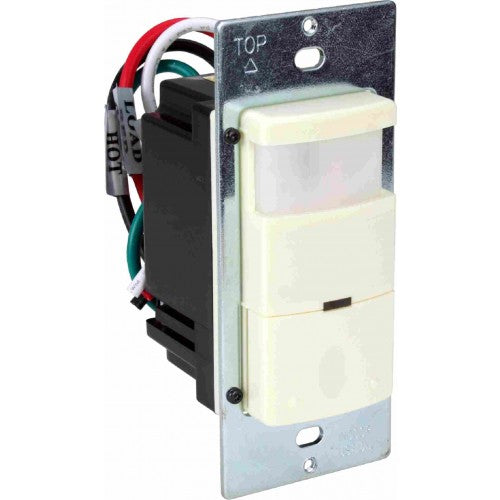 Orbit T24VSD-S-A Vacancy Sensor Single Pole, Decorator Wall Switch Passive Infrared - Almond