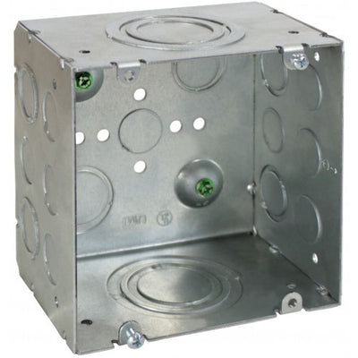 Orbit T5B-50/200 True 5" Square Box, 3-1/4" Deep, 1/2" To 1" MKO, 1" To 2" CKO