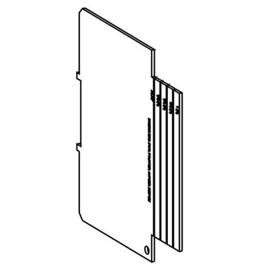 Orbit T5P-100 True 5" Square Box Partition Flat To 1"