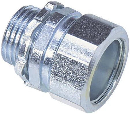 Malibu Steel Rigid Threadless Compression Connector – 1/2