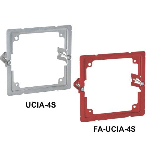 Orbit FA-UCIA-4S Cut-In Adapter For 4" Square Box In Red Paint