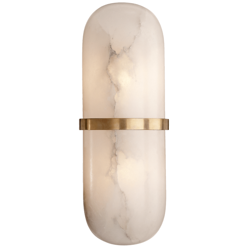 Visual Comfort KW2012AB - ALB Melange Pill Form Sconce - Sonic Electric