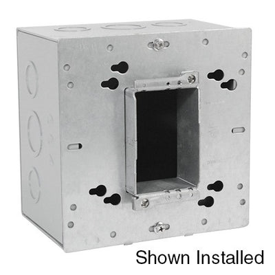 Orbit WBAR1G 1-Gang Wall Bracket With Adjustable Ring - Galvanized