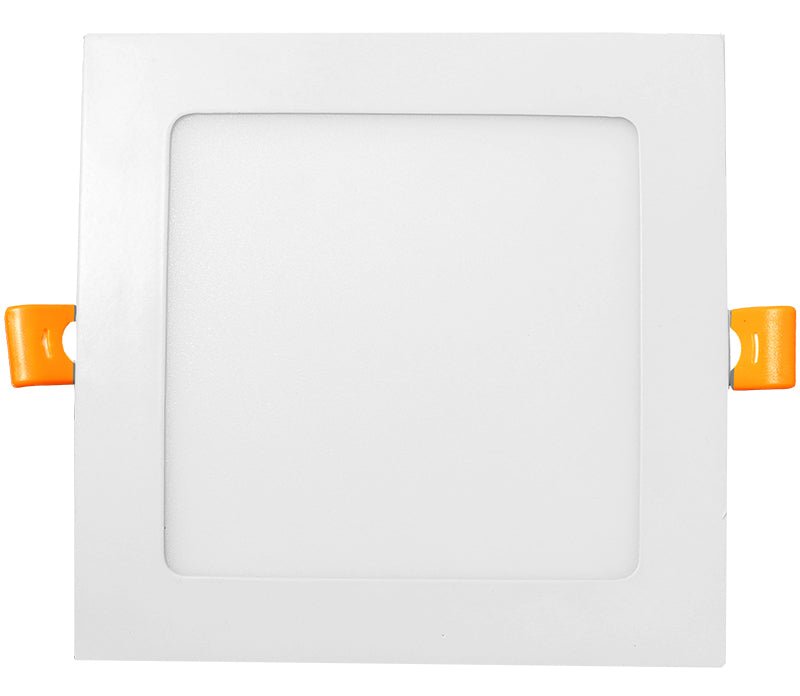 Westgate 15W, 2700K, SSLRB6-MCT5-15W-27K, 6" LED Square Ultra Slim Round-Back Recessed Lights - White