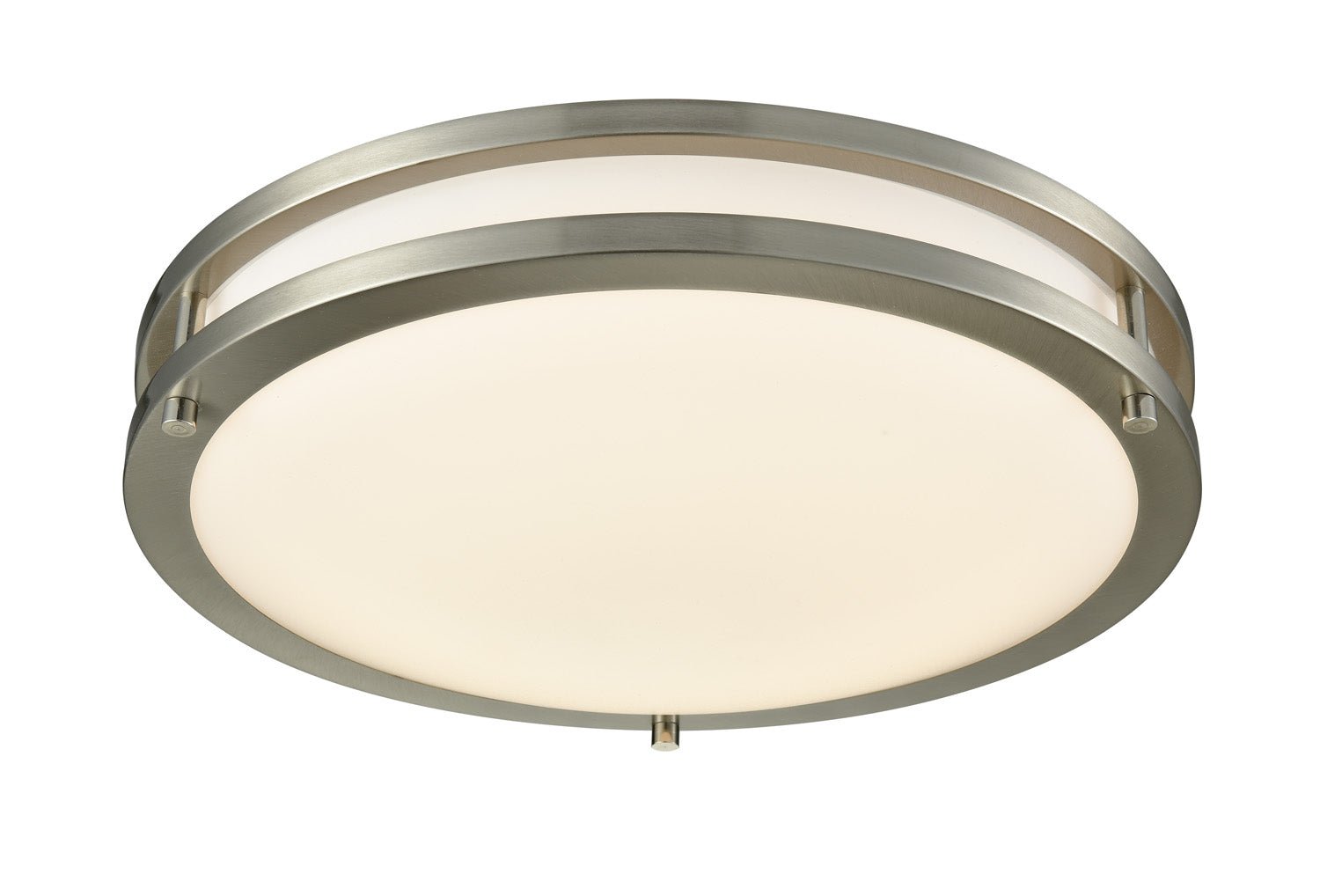 Westgate 16W, 3000K, FSL-11-MCT5-16W-30K, 11" LED 5CCT Single Ring Flush Mount - Brushed Nickel