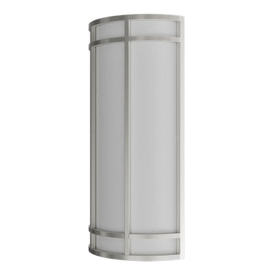Westgate 18" Outdoor/Indoor LED Decorative Wall Sconce, 25W, 5000K, Led Commercial Lighting - Silver - Sonic Electric