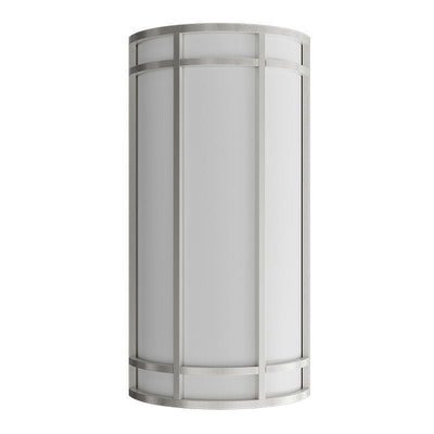 Westgate 18" Outdoor/Indoor LED Decorative Wall Sconce, 15W/20W/25W, 3000K/4000K/5000K, Led Commercial Lighting - Silver