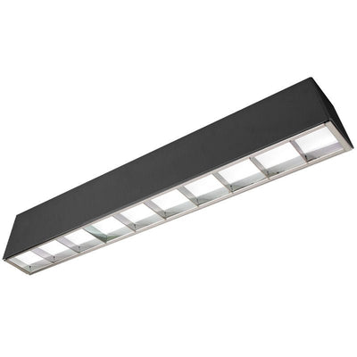 Westgate 20W, 5000K, SCX-2FT-20W-MCT4-D-LUV, 2' LED 2-3/4" Black Superior Architectural Seamless Linear Light with Louver Lens - Black