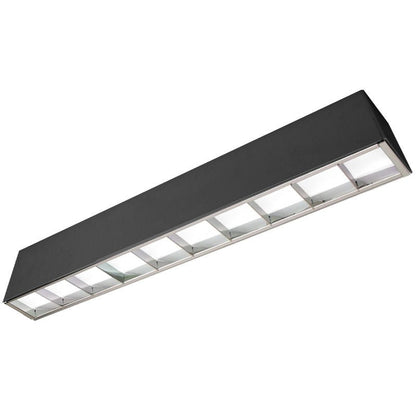 Westgate 20W, 5000K, SCX - 2FT - 20W - MCT4 - D - LUV, 2' LED 2 - 3/4" Black Superior Architectural Seamless Linear Light with Louver Lens - Black - Sonic Electric