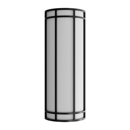 Westgate 24" Outdoor/Indoor LED Decorative Wall Sconce, 30W, 5000K, Led Commercial Lighting - Black - Sonic Electric