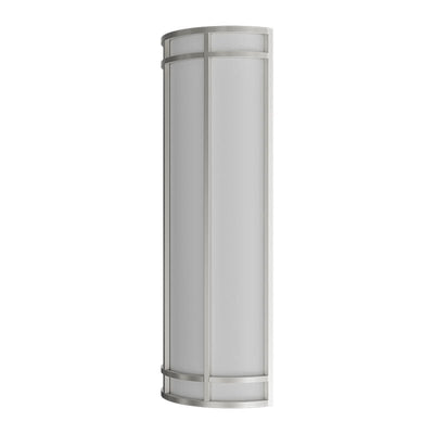 Westgate 24" Outdoor/Indoor LED Decorative Wall Sconce, 30W, 5000K, Led Commercial Lighting - Silver - Sonic Electric