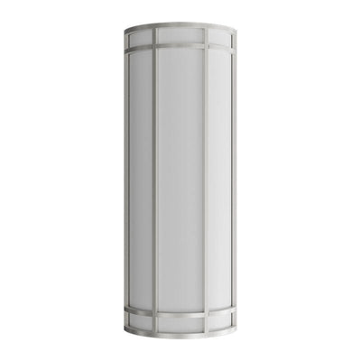 Westgate 24" Outdoor/Indoor LED Decorative Wall Sconce, 20W/25W/30W, 3000K/4000K/5000K, Led Commercial Lighting - Silver