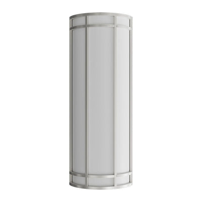 Westgate 24" Outdoor/Indoor LED Decorative Wall Sconce, 30W, 5000K, Led Commercial Lighting - Silver - Sonic Electric