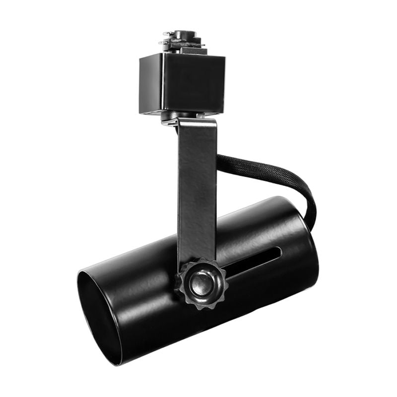 Westgate 3.5In Modern Par - Lamp Track Head 120V 3 - Wire, Black Led Retrofit Trim and Disk - Black - Sonic Electric