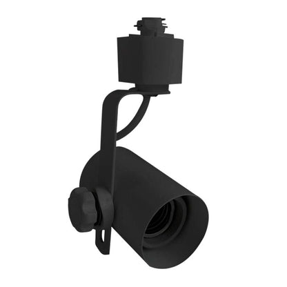 Westgate 3.5In Modern Par - Lamp Track Head 120V 3 - Wire, Black Led Retrofit Trim and Disk - Black - Sonic Electric