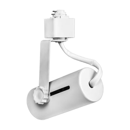 Westgate 3.5In Modern Par - Lamp Track Head 120V 3 - Wire, White Led Retrofit Trim and Disk - White - Sonic Electric