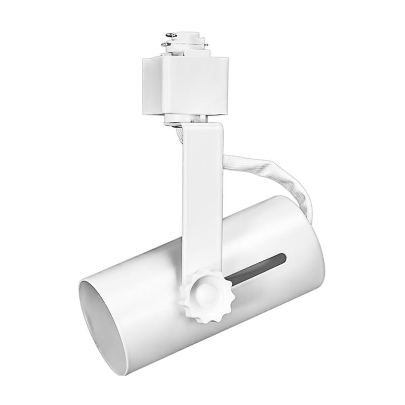 Westgate 3.5In Modern Par - Lamp Track Head 120V 3 - Wire, White Led Retrofit Trim and Disk - White - Sonic Electric