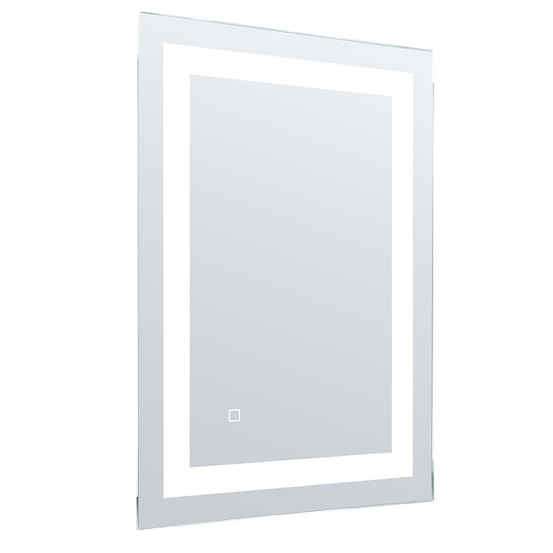 Westgate 35W, 3000K, LMIR-18-2028-MCT-DF-35W-30K, Tri-Color LED Backlit Mirror - 28" W x 20" H - Aluminum Frame