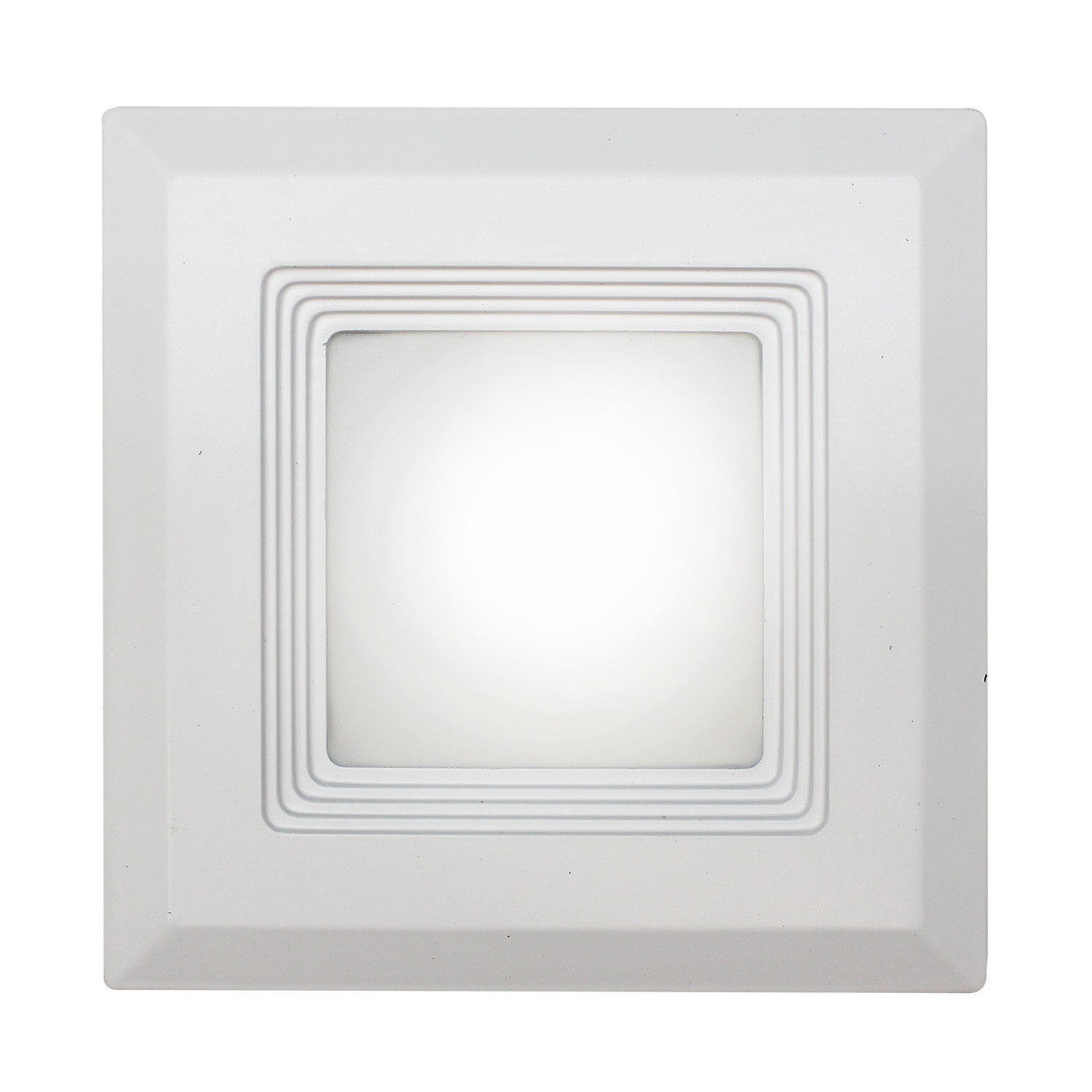 Westgate 10W, 2700K, SDL4-BF-MCT5-10W-27K, 4" Baffle Square Downlight LED Trim 5CCT- White, UL Listed - White