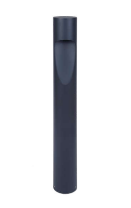 Westgate 40in Round Path Bollard 4.75in, 15W, 5000K, Led Outdoor Light - Bronze - Sonic Electric