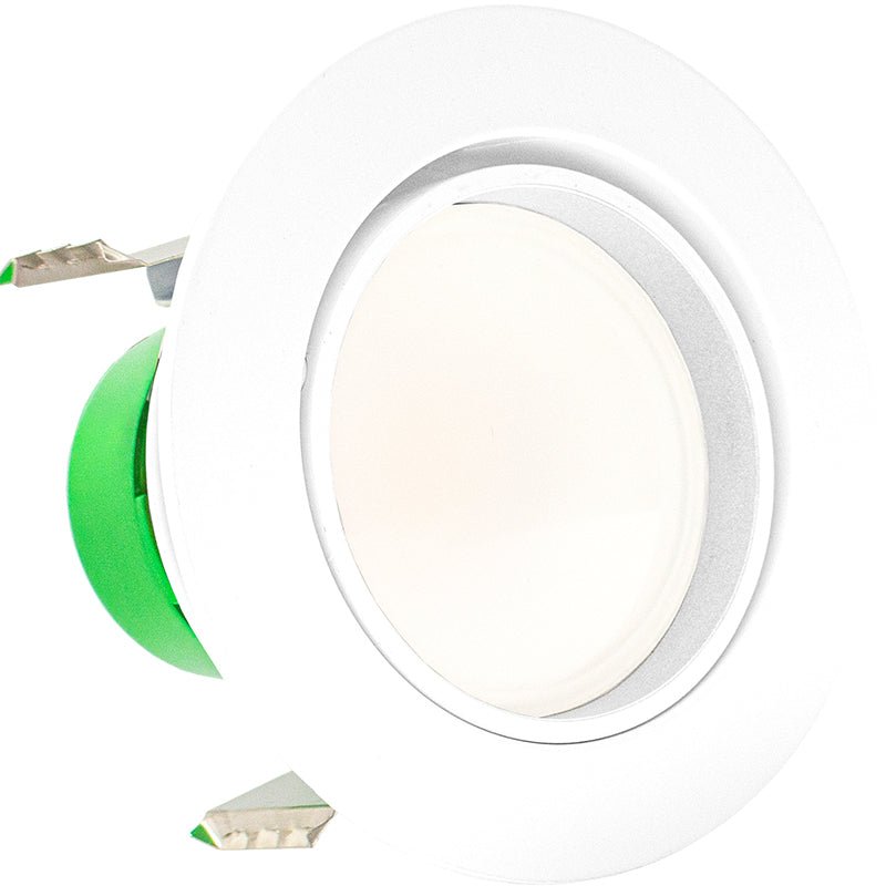 Westgate 8W, 2700K, RDL4-ADJ-MCT5-8W-27K, 4" & 6" - 120V 5CCT Adjustable Eyeball LED Trim - White