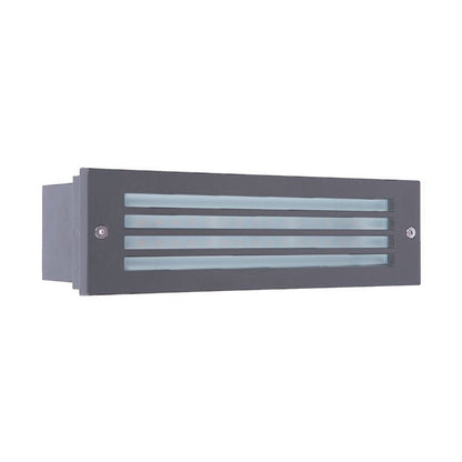 Westgate 8x3In Square Step Light, 15W, 5000K, Led Outdoor Light - Graphite - Sonic Electric