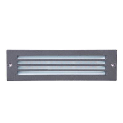 Westgate 8x3In Square Step Light, 15W, 5000K, Led Outdoor Light - Graphite - Sonic Electric