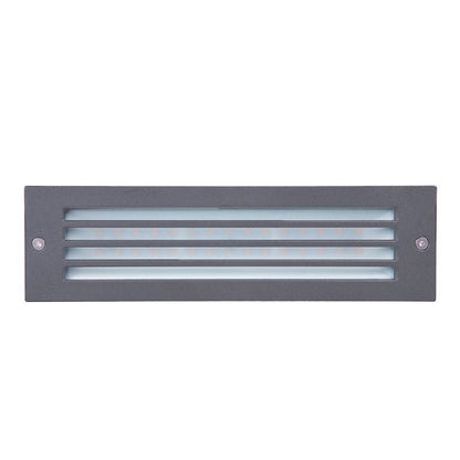 Westgate 8x3In Square Step Light, 15W, 5000K, Led Outdoor Light - Graphite - Sonic Electric