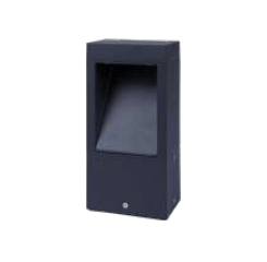 Westgate 9in Rectangular Path Bollard, 10W, 5000K, Led Outdoor Light - Bronze - Sonic Electric