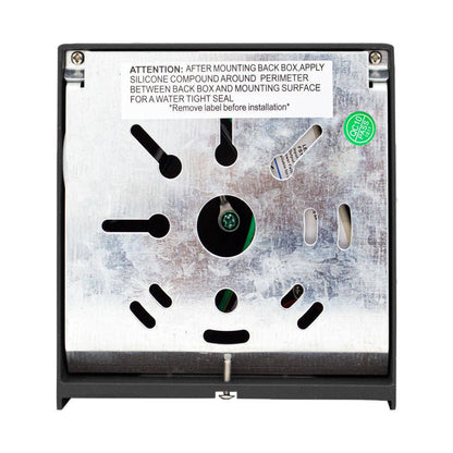 Westgate Adjustable LED Mini Cutoff Wallpack, 24W, 5000K, Led Outdoor Light - Black - Sonic Electric