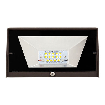 Westgate Adjustable LED Mini Cutoff Wallpack, 24W, 5000K, Led Outdoor Light - Powder Coa - Sonic Electric