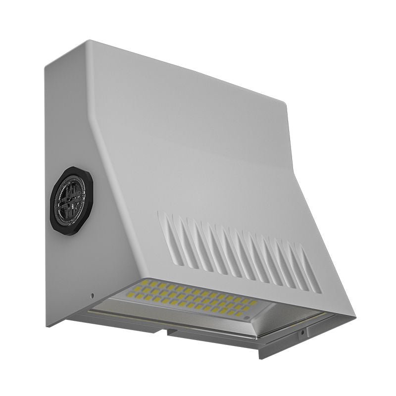 Westgate Adjustable LED Mini Cutoff Wallpack, 24W, 5000K, Led Outdoor Light - White - Sonic Electric
